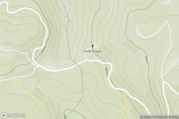 static Mapbox map