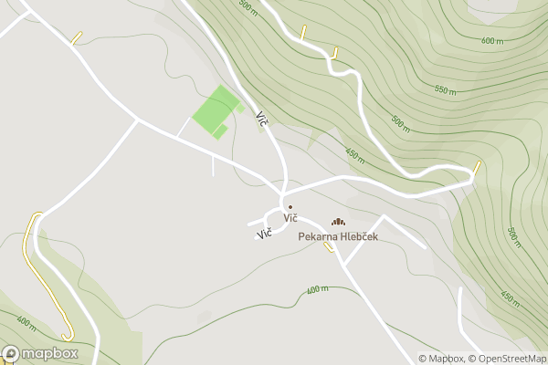 static Mapbox map