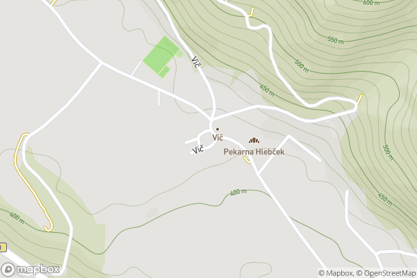static Mapbox map