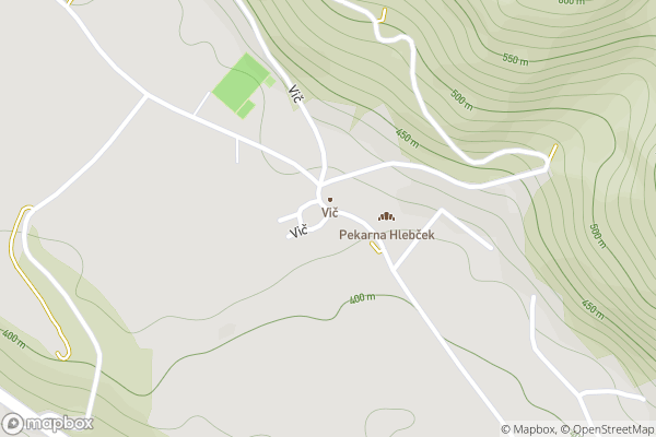 static Mapbox map