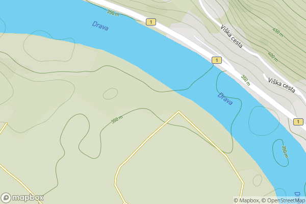 static Mapbox map