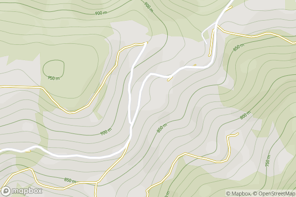 static Mapbox map