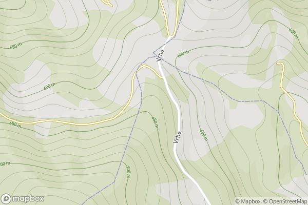 static Mapbox map