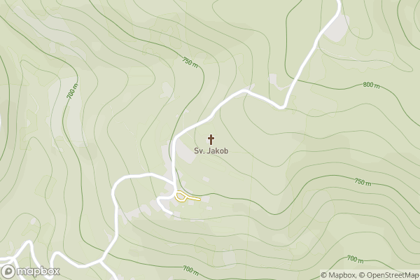 static Mapbox map