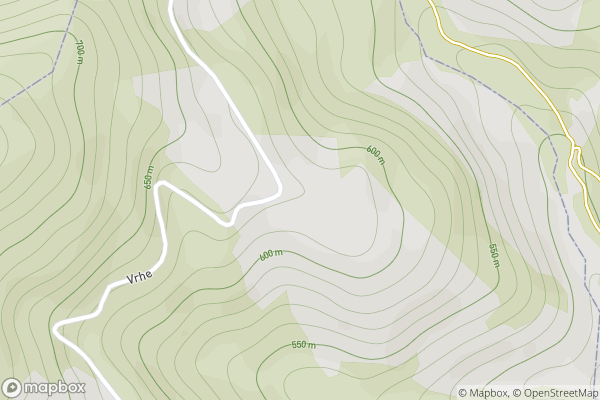 static Mapbox map