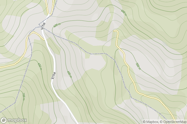 static Mapbox map