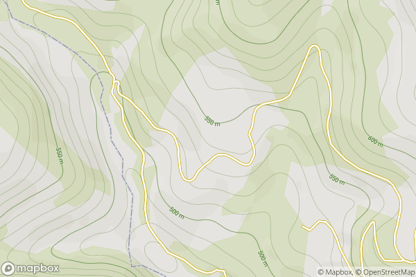 static Mapbox map