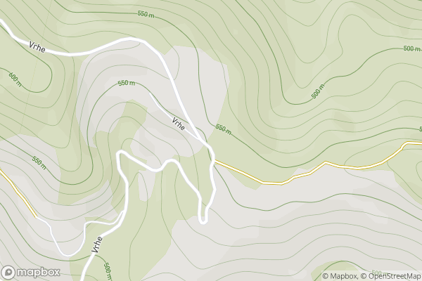 static Mapbox map