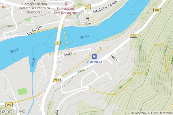 static Mapbox map