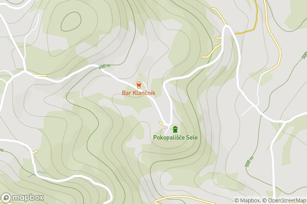 static Mapbox map