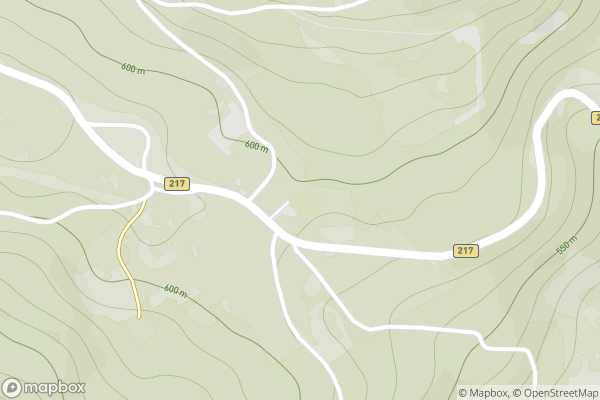 static Mapbox map