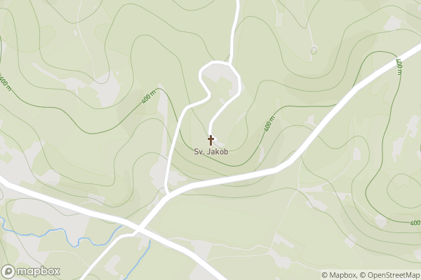 static Mapbox map