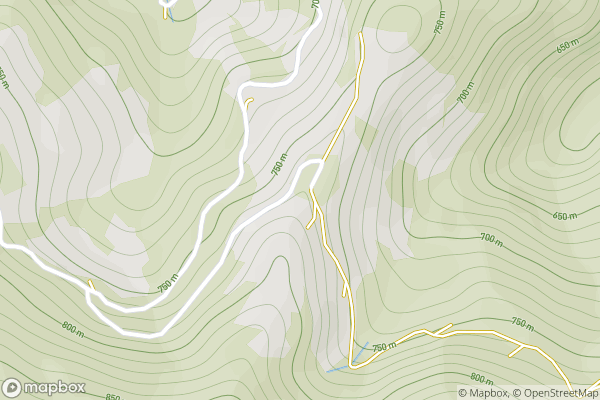 static Mapbox map