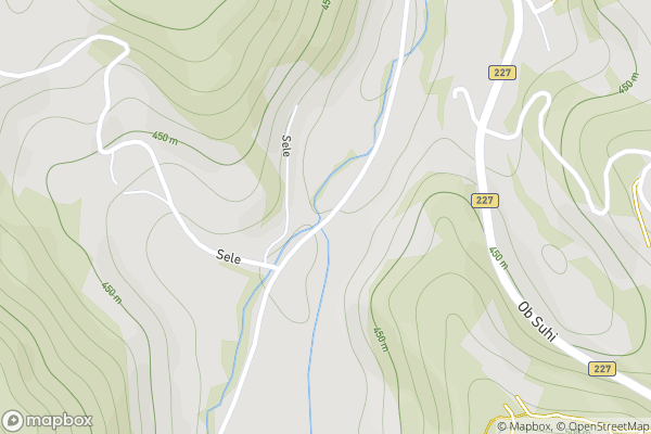static Mapbox map