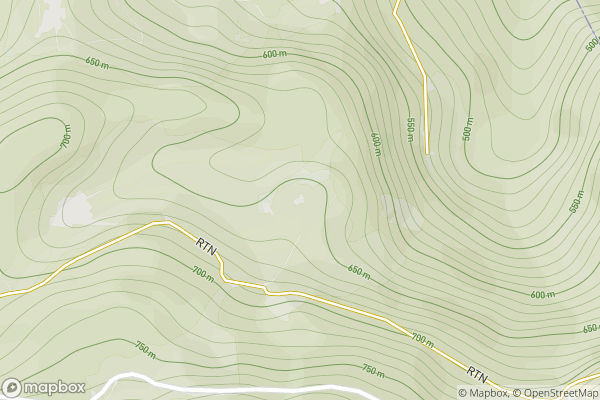 static Mapbox map
