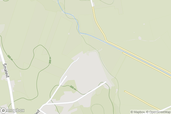 static Mapbox map
