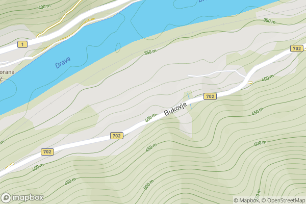 static Mapbox map