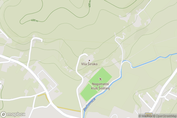 static Mapbox map