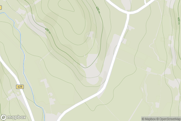 static Mapbox map