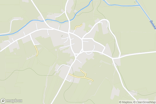 static Mapbox map