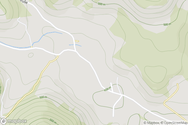 static Mapbox map