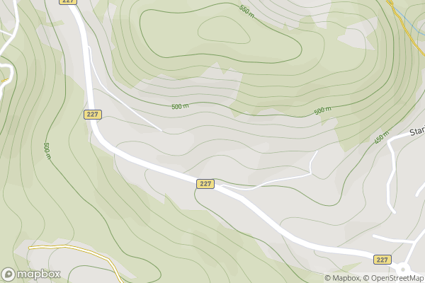 static Mapbox map