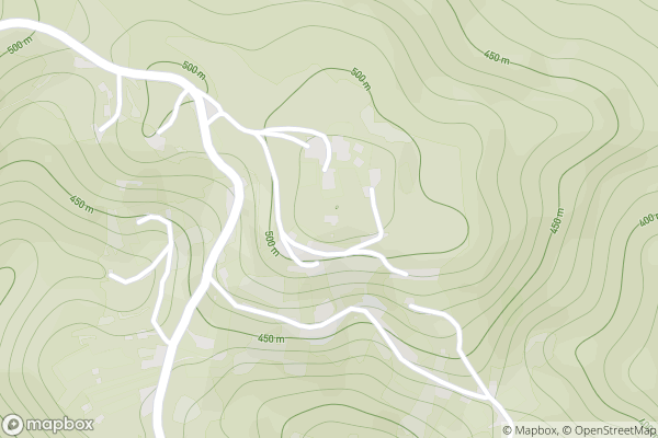 static Mapbox map