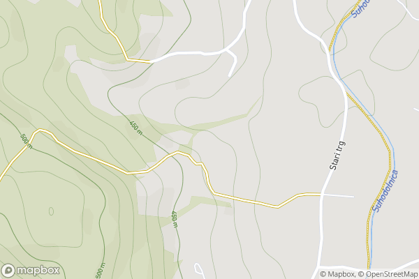 static Mapbox map