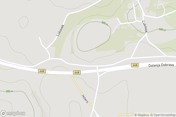 static Mapbox map