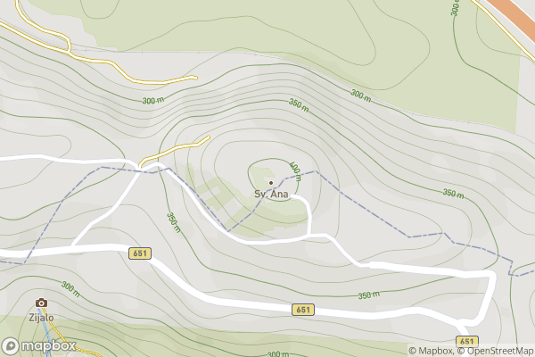 static Mapbox map