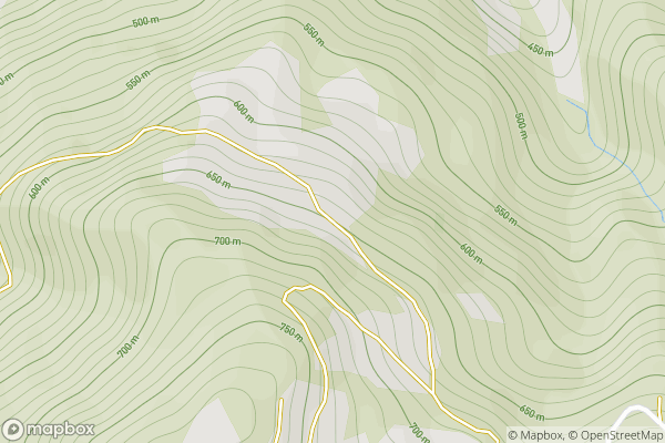 static Mapbox map