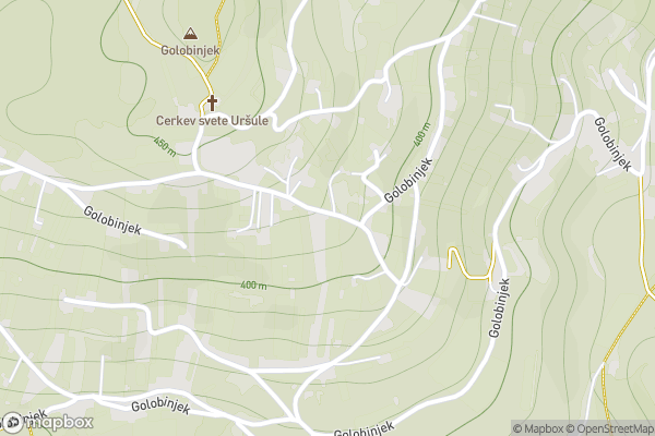 static Mapbox map