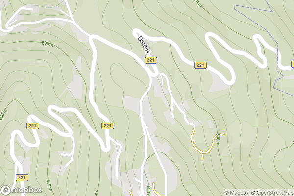 static Mapbox map