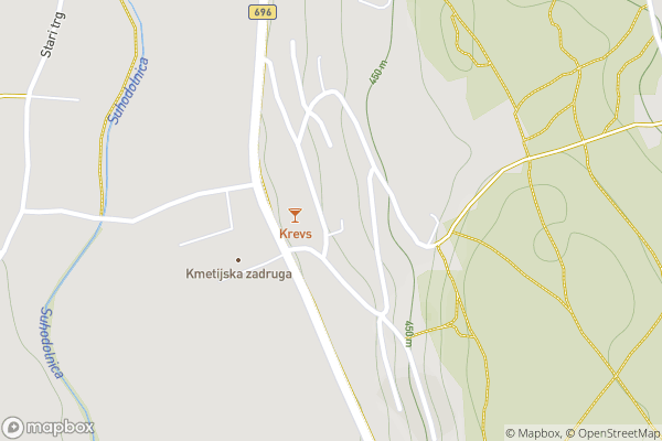 static Mapbox map