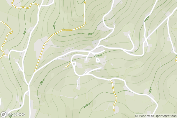 static Mapbox map