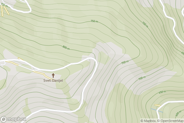 static Mapbox map