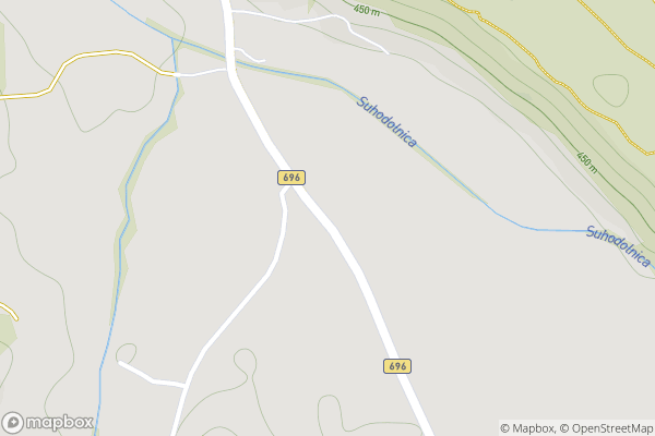 static Mapbox map