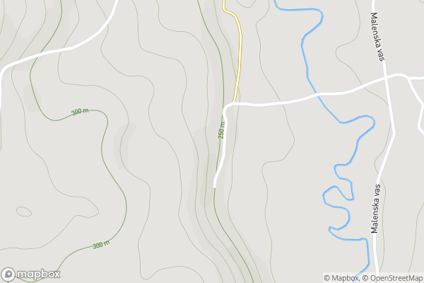 static Mapbox map