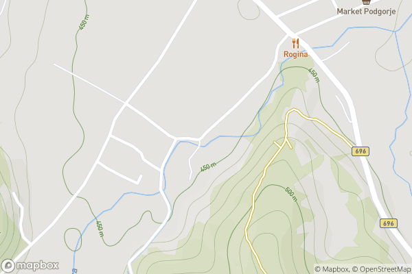 static Mapbox map
