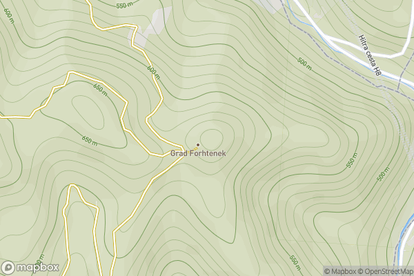 static Mapbox map