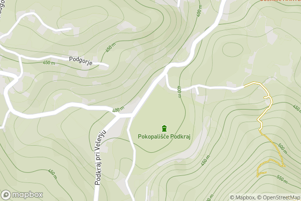 static Mapbox map
