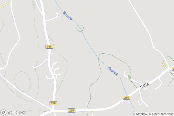 static Mapbox map