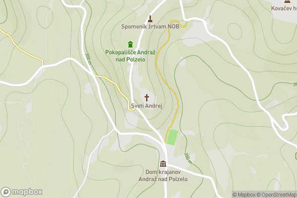 static Mapbox map