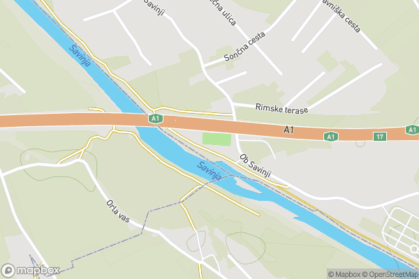 static Mapbox map