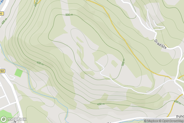 static Mapbox map