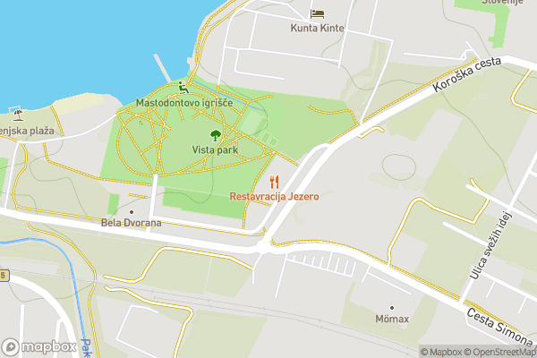 static Mapbox map
