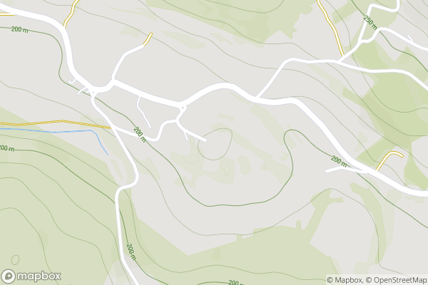 static Mapbox map