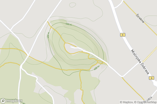 static Mapbox map