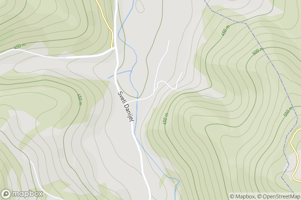 static Mapbox map