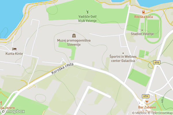 static Mapbox map